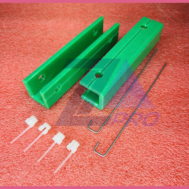 Вкладыш 19мм башмака с пинами и с проволокой L=140мм KM85119G19 Kone